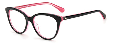 Youth Girls Kate Spade Eyeglasses: Paris - Black SpecSMART Eye Clinic (Diagonal View)